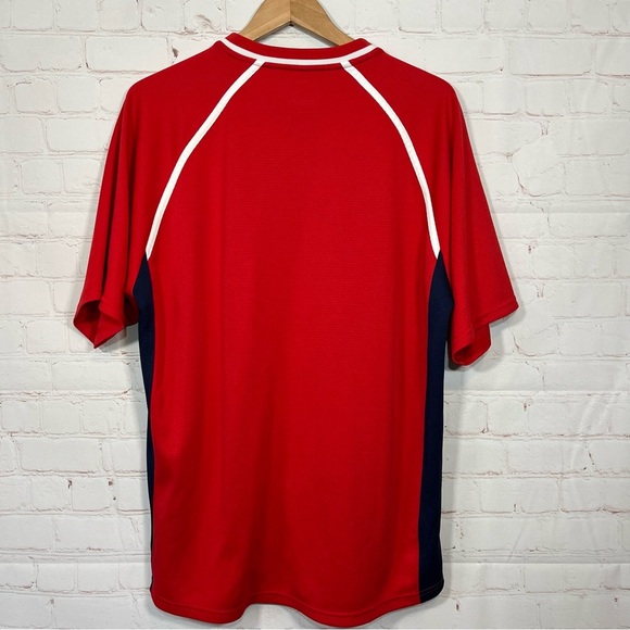 Majestic Boston Red Sox Shirt Jersey Mens Large Red Blue Embroidered MLB. - Picture 10 of 13